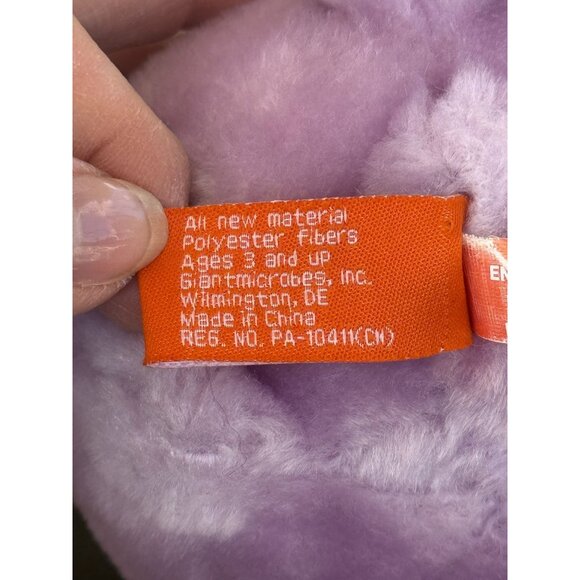 Giant Microbes "Kissing Disease" Purple Plush Stuffed Toy - Picture 7 of 9